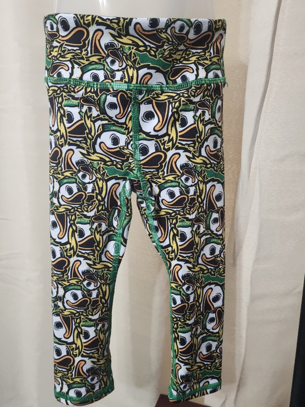 ZZ Kids 2T Oregon Ducks Leggings